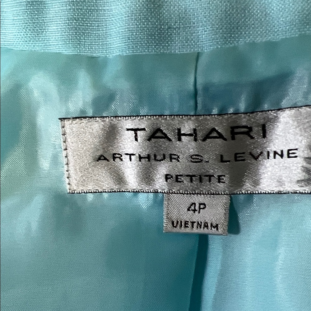 Women's Light Blue Tailored Single-Breasted Blazer - Picture 7 of 7